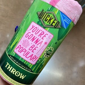 WICKED Plush “Popular” Throw blanket